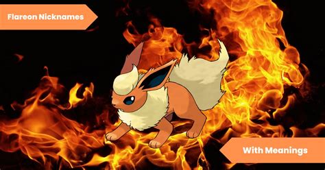 flareon pokemon go nickname.